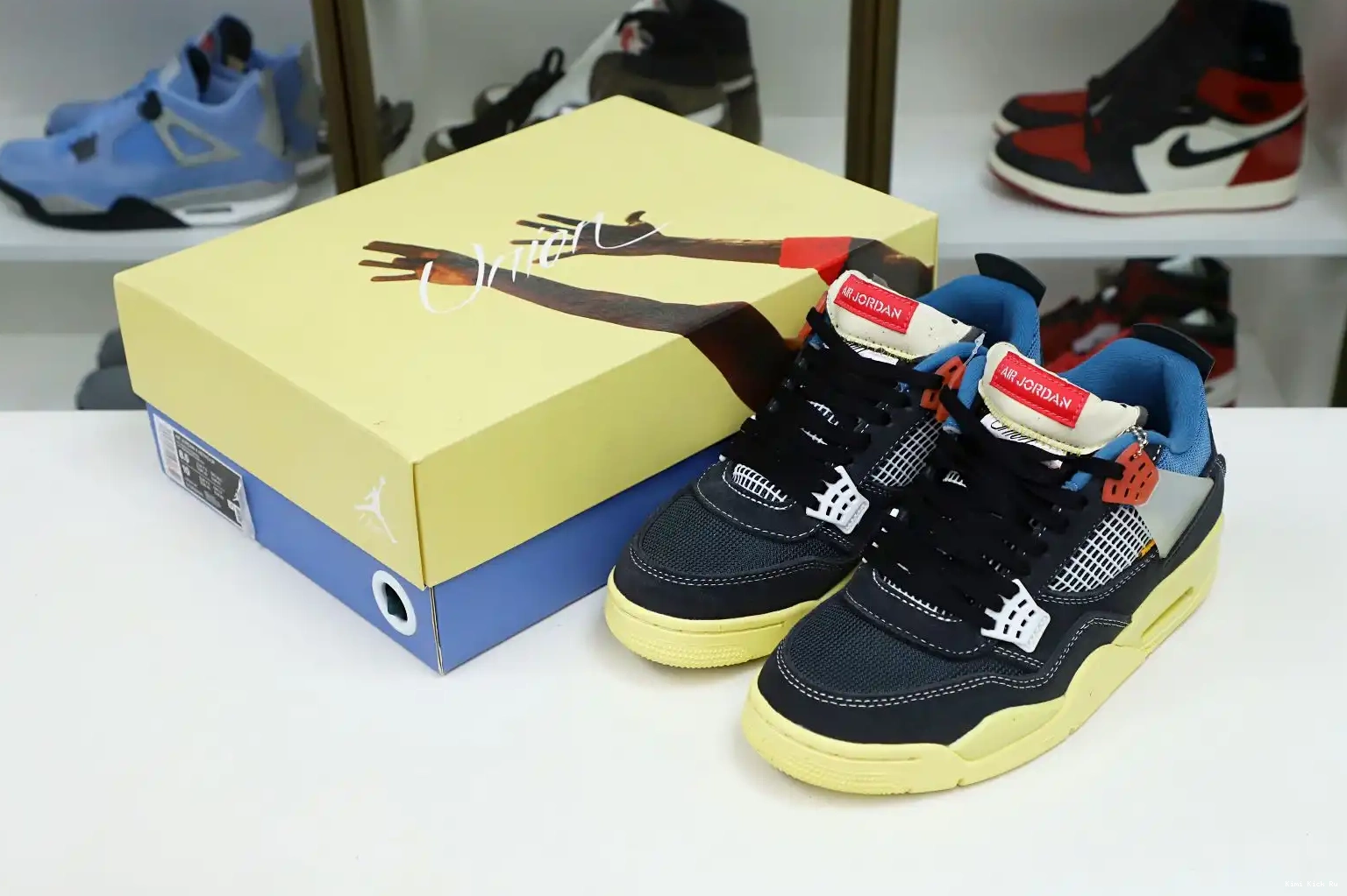 Kimikick NOIR' RETRO UNION X 4 LA JORDAN 'OFF AIR 0726